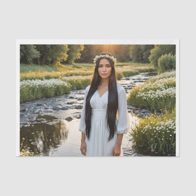 Serenity at Sunrise Tissue Paper (Front)