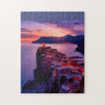 Serenity at the Italian Riviera Sunset Bay View Jigsaw Puzzle