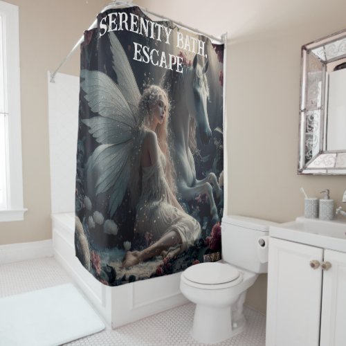  Serenity Bath Escape shower curtain