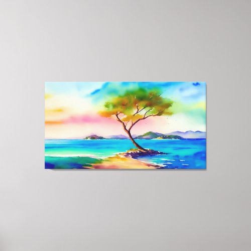 Serenity Bay Art Collection 001 Canvas Print
