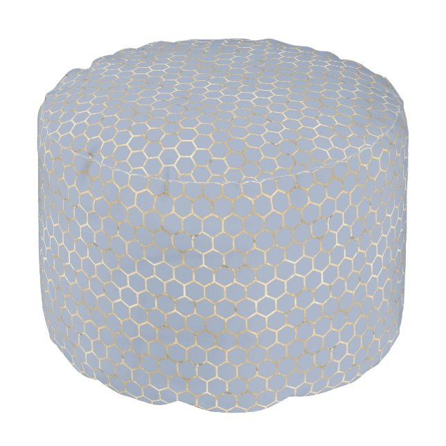 Serenity Bee Series Design 7 Pouf (Angled Front)