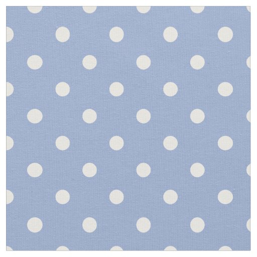 Serenity Blue & White Polka Dot Fabric