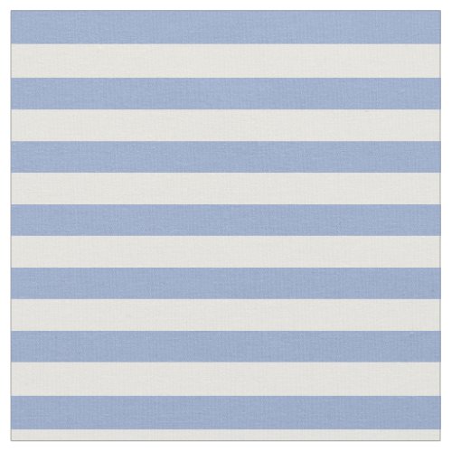 Serenity Blue  White Striped Fabric