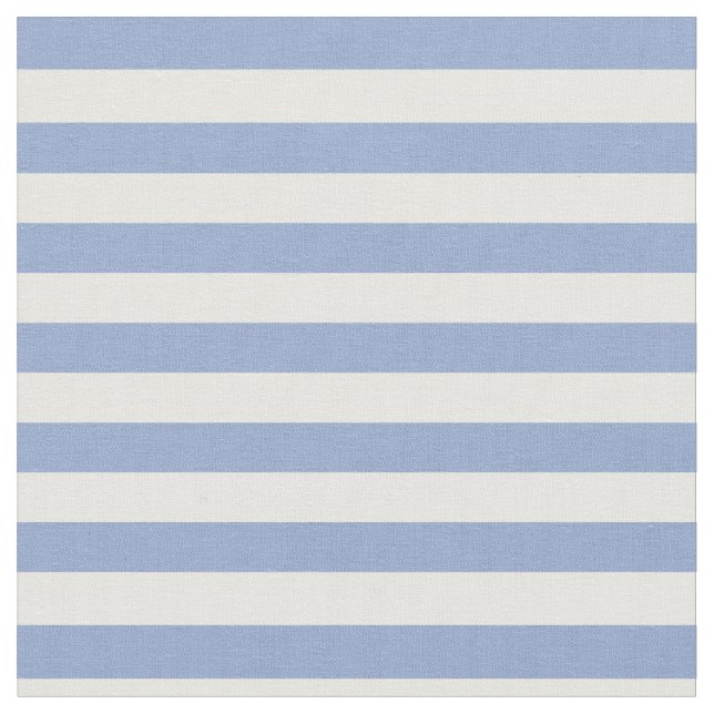 Serenity Blue & White Striped Fabric (Close Up)