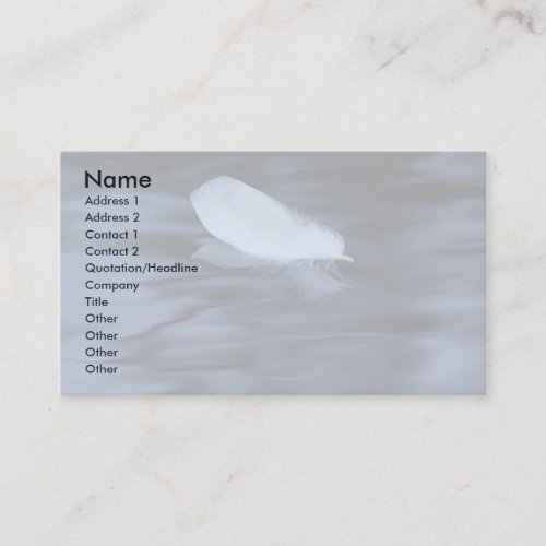 serenity business cards