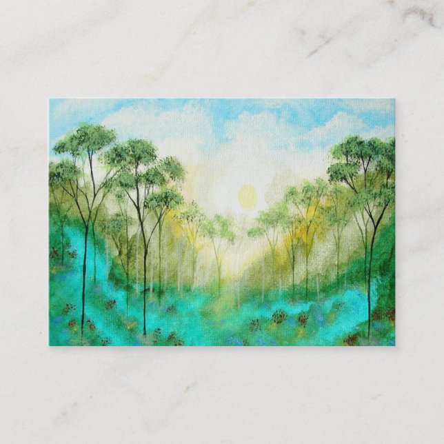 Serenity Business Profile Cards From Original Art (Front)