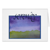 Serenity Card (Front Horizontal)