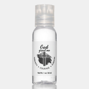Serenity, Courage And Wisdom   Christian Hand Sanitizer