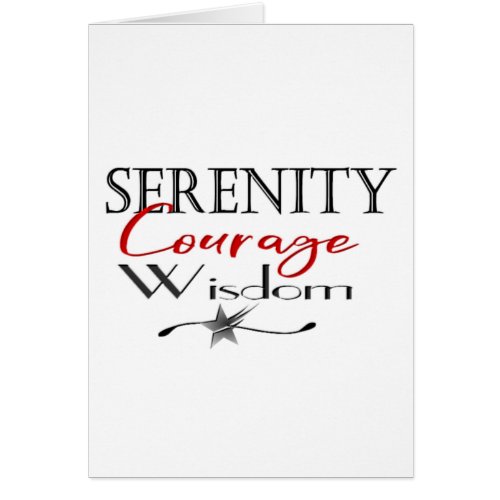 Serenity Courage Wisdom