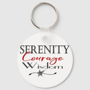 Serenity Courage Wisdom Keychain