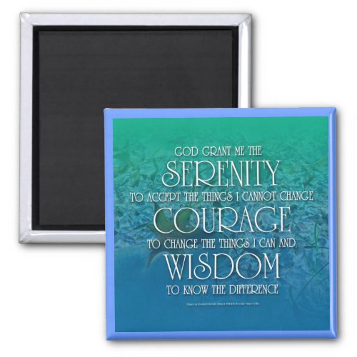 Serenity Courage Wisdom Magnet