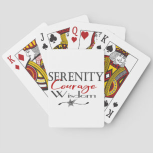 Serenity Courage Wisdom Poker Cards