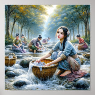 Serenity Creek Laundry Poster