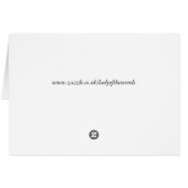 serenity daffodils cards (Back Horizontal)