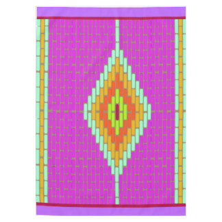 Serenity Diamond mosaic tile beads neon tablecloth