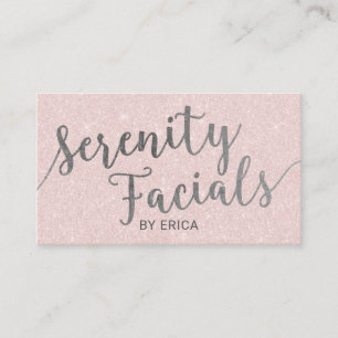 Serenity Facials Skincare Salon Spa Esthetician #2 Business Card