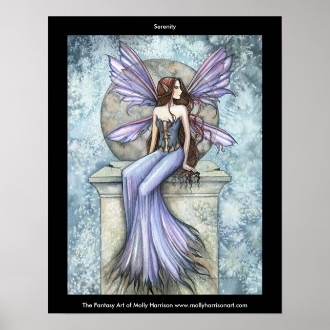 Serenity Fairy Poster by Molly Harrison (Front)