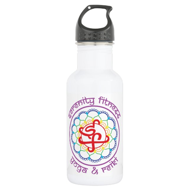 Serenity Fitness Water Bottle (Front)