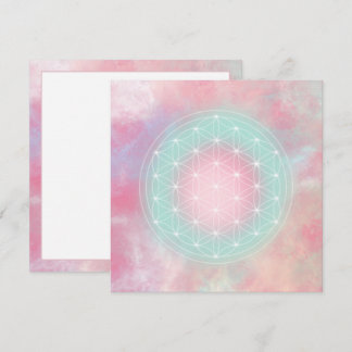 Serenity Flower of Life Necklace | Sacred Geometry Save The Date