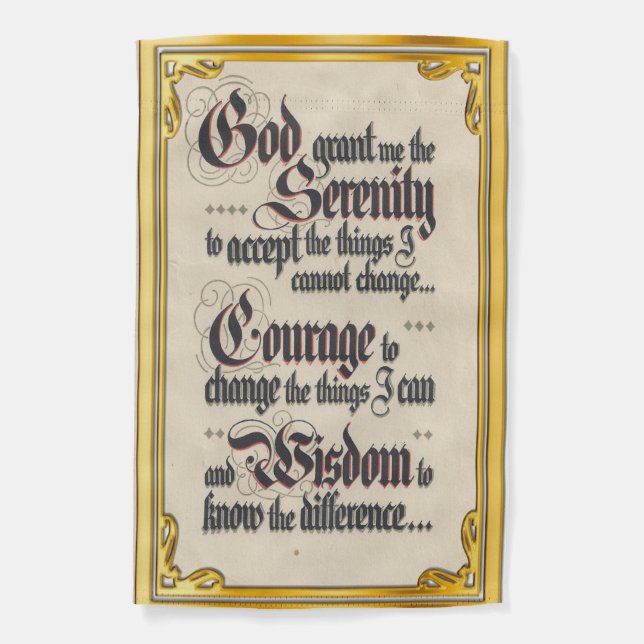 Serenity Garden Flag (Front)