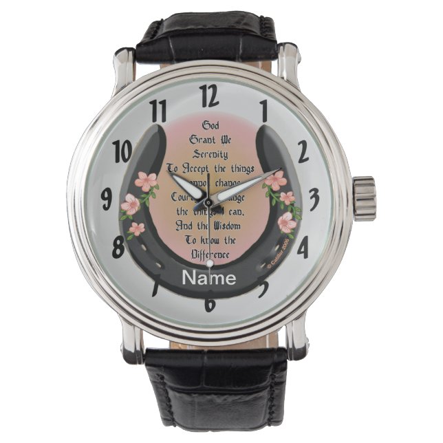 Serenity Gray Horseshoe Watch (Front)