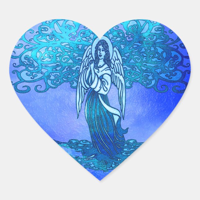 Serenity Heart Sticker (Front)