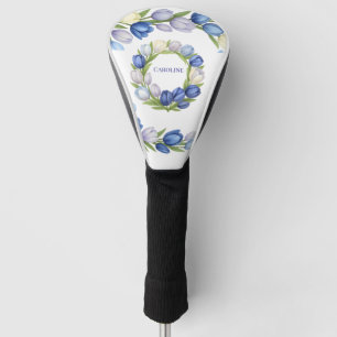 Serenity in Bloom Pastel Tulip Floral Home Decor Golf Head Cover
