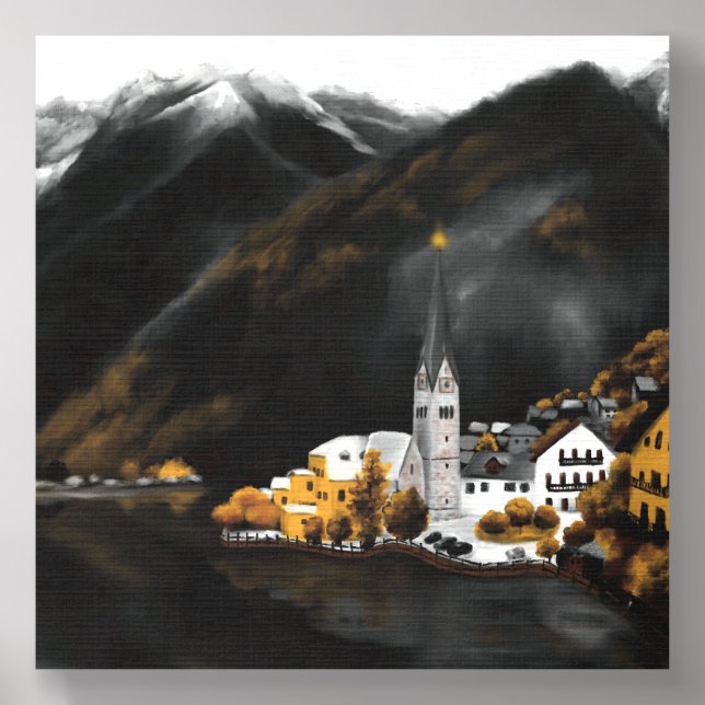 Serenity in Hallstatt Foam Core Photo Tile (Front Set)