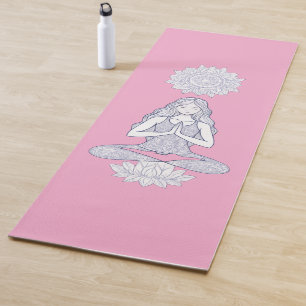 Serenity in Motion – Mandala Meditation Art Yoga Mat