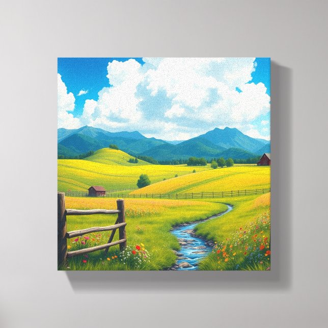 Serenity in Nature Canvas Print (Front)