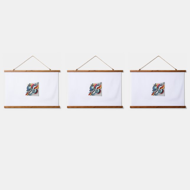"Serenity in Simplicity" Hanging Tapestry (Triple)