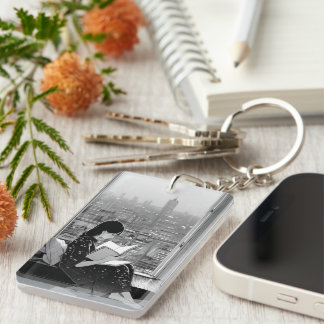 Serenity in the City: Book Lover's Keychain