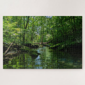 Serenity in the forest jigsaw puzzle