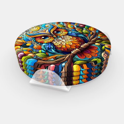 Serenity in the Garden A Bench Among Blooms Coaster Set