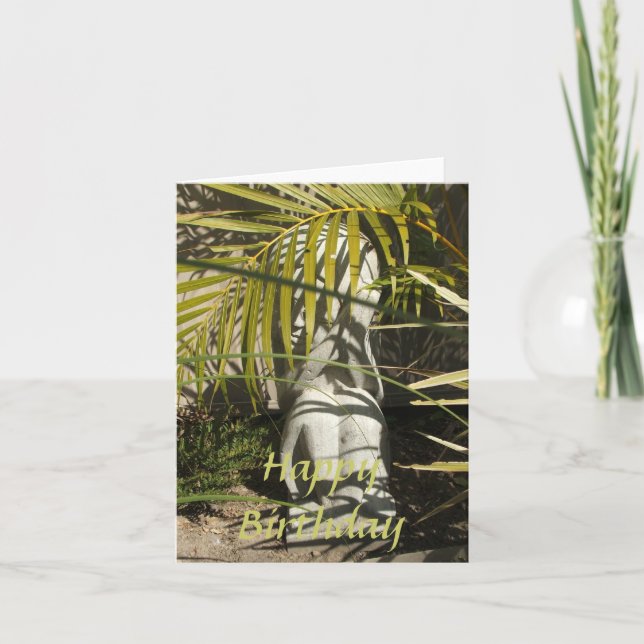 Serenity in the Garden Card (Front)