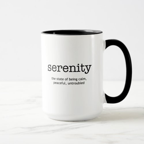 Serenity Inspiration Mug