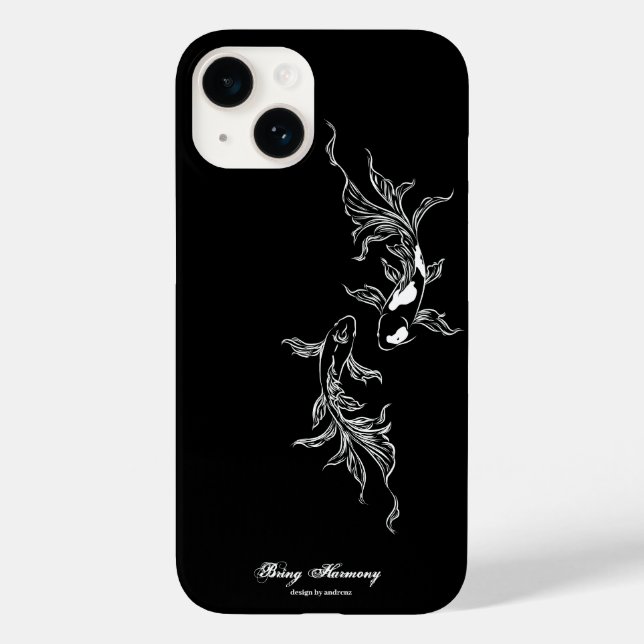 Serenity Koi Art Case-Mate iPhone Case (Back)