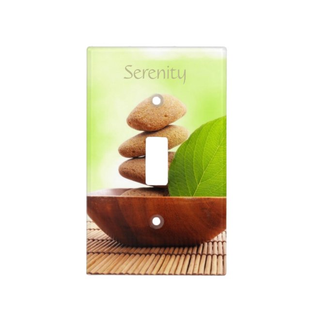 Serenity Light Switch Plate (Front)