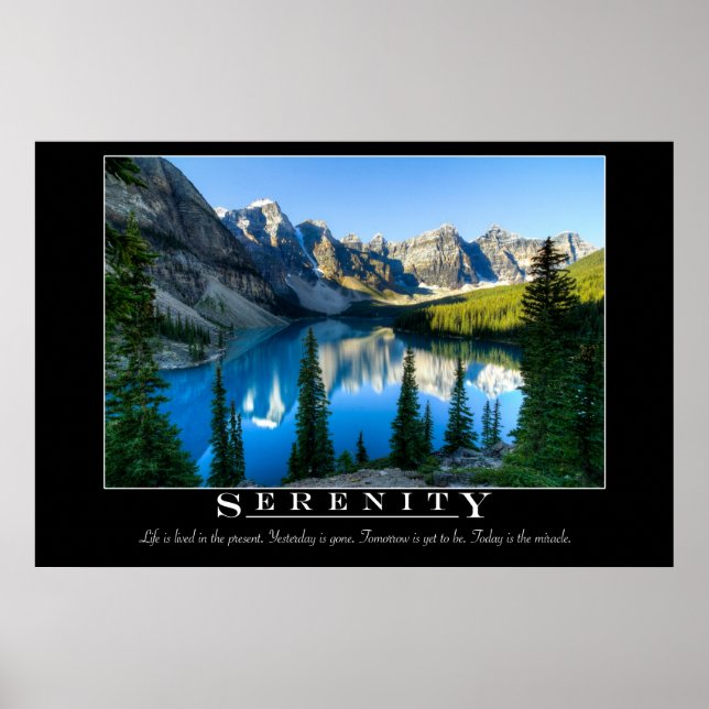 Serenity - Motivational Poster (Front)