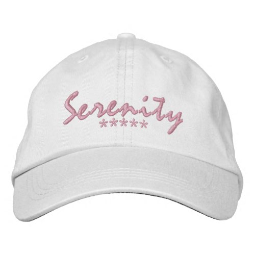 Serenity Name Embroidered Baseball Cap