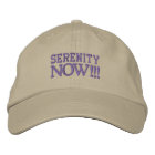 SERENITY NOW!!! cap - Adjustable fit.