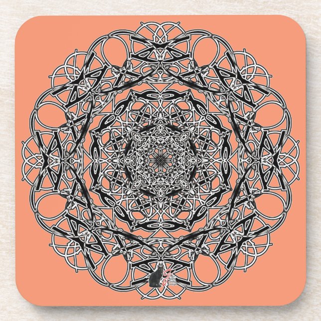 Serenity Octa Glyph Dusk Coaster (Front)