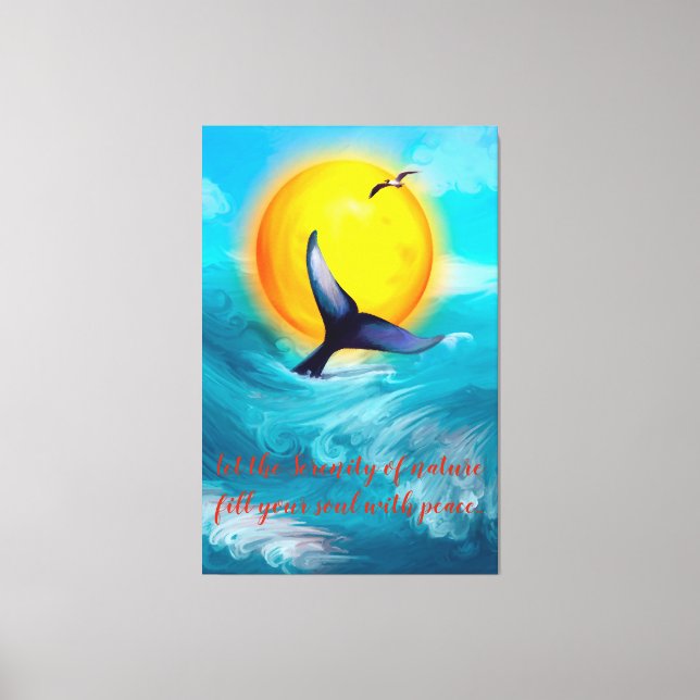 Serenity of Nature Canvas Print (Front)