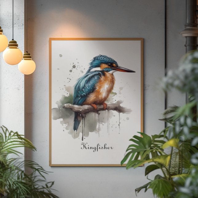 Serenity of the Kingfisher, customizable Poster (Creator Uploaded)