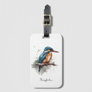 Serenity of the Kingfisher Luggage Tag