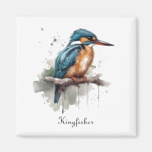Serenity of the Kingfisher Magnet