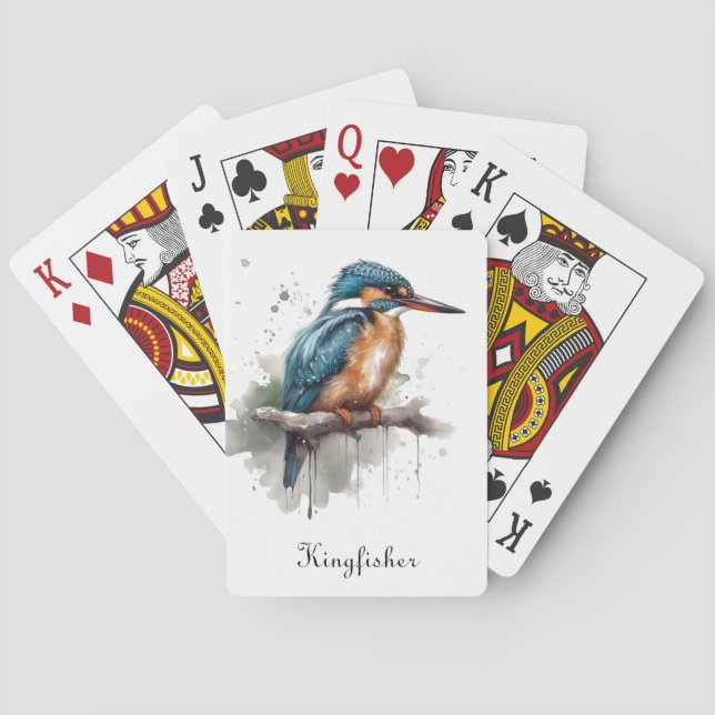 Serenity of the Kingfisher Poker Cards (Back)