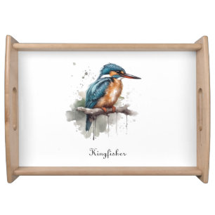 Serenity of the Kingfisher Serving Tray