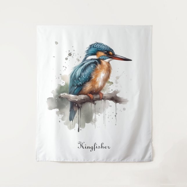 Serenity of the Kingfisher Tapestry (Front)