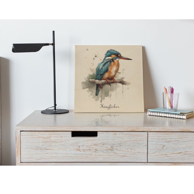 Serenity of the Kingfisher  Wood Wall Art (Creator Uploaded)